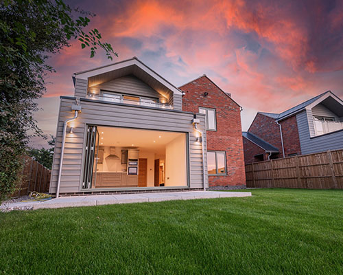 Property twilight photography